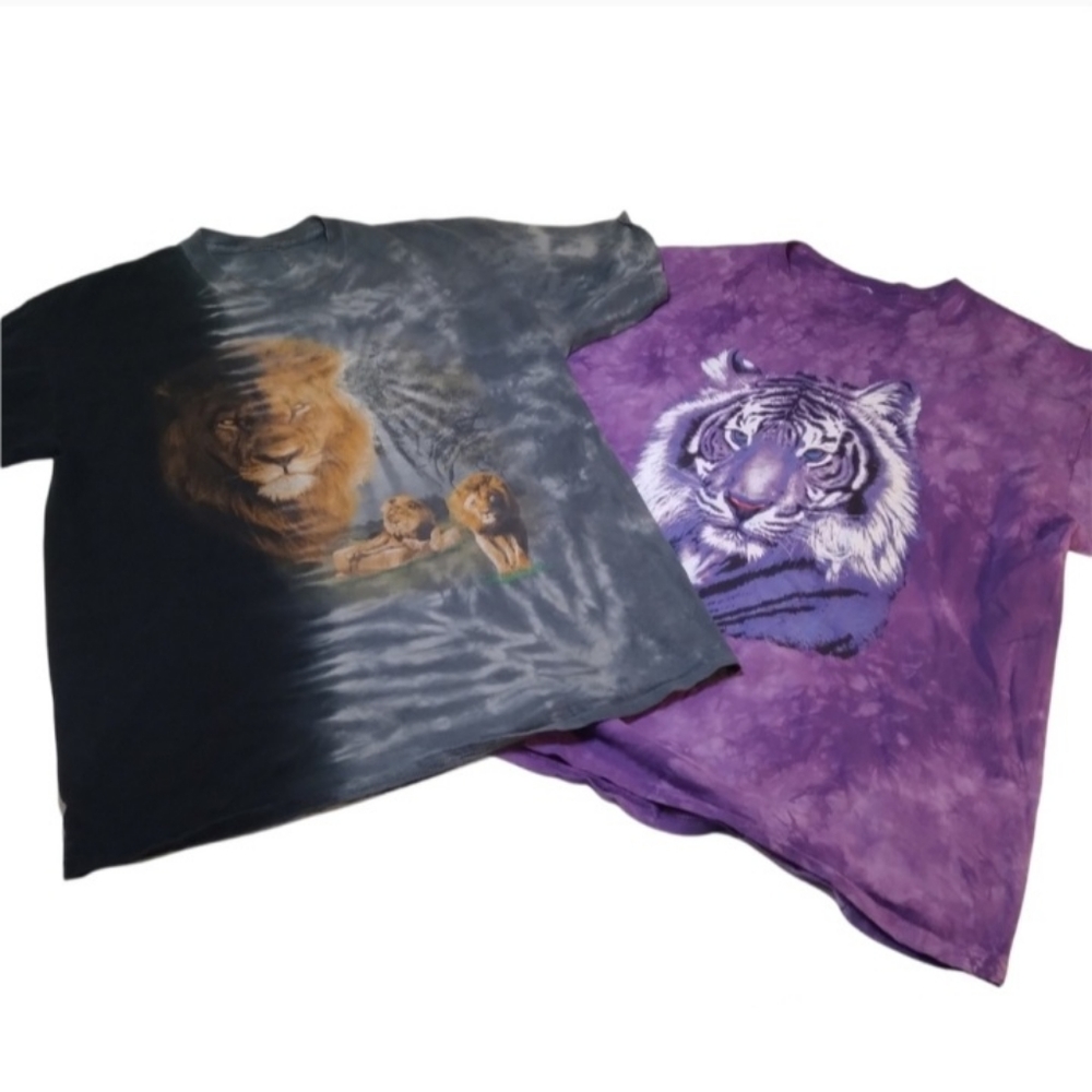 The Mountain Shirt Bundle Tiger & Lion (Both) Sz XL